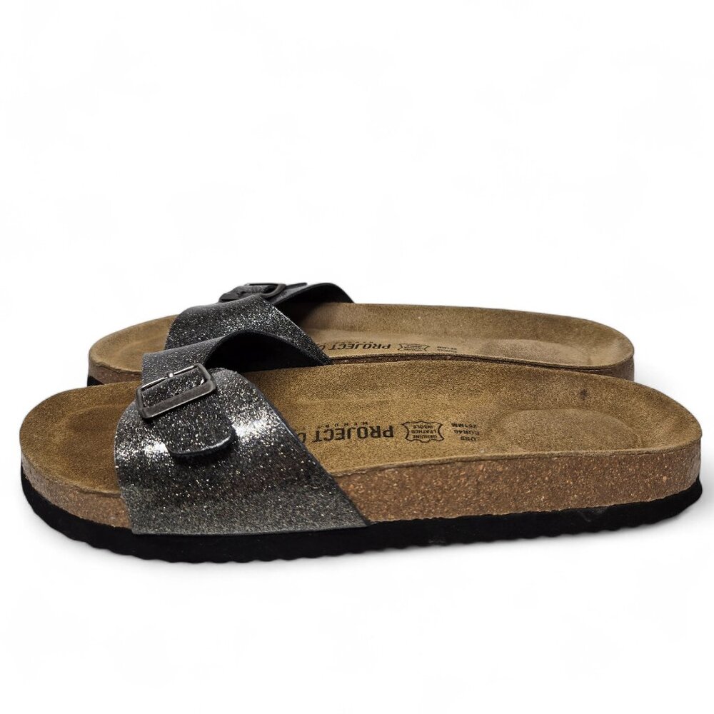 Project Cloud Metallic Strap Slide Sandals Women'… - image 3